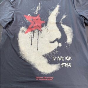 ROMWE Star Graphic Black T-Shirt